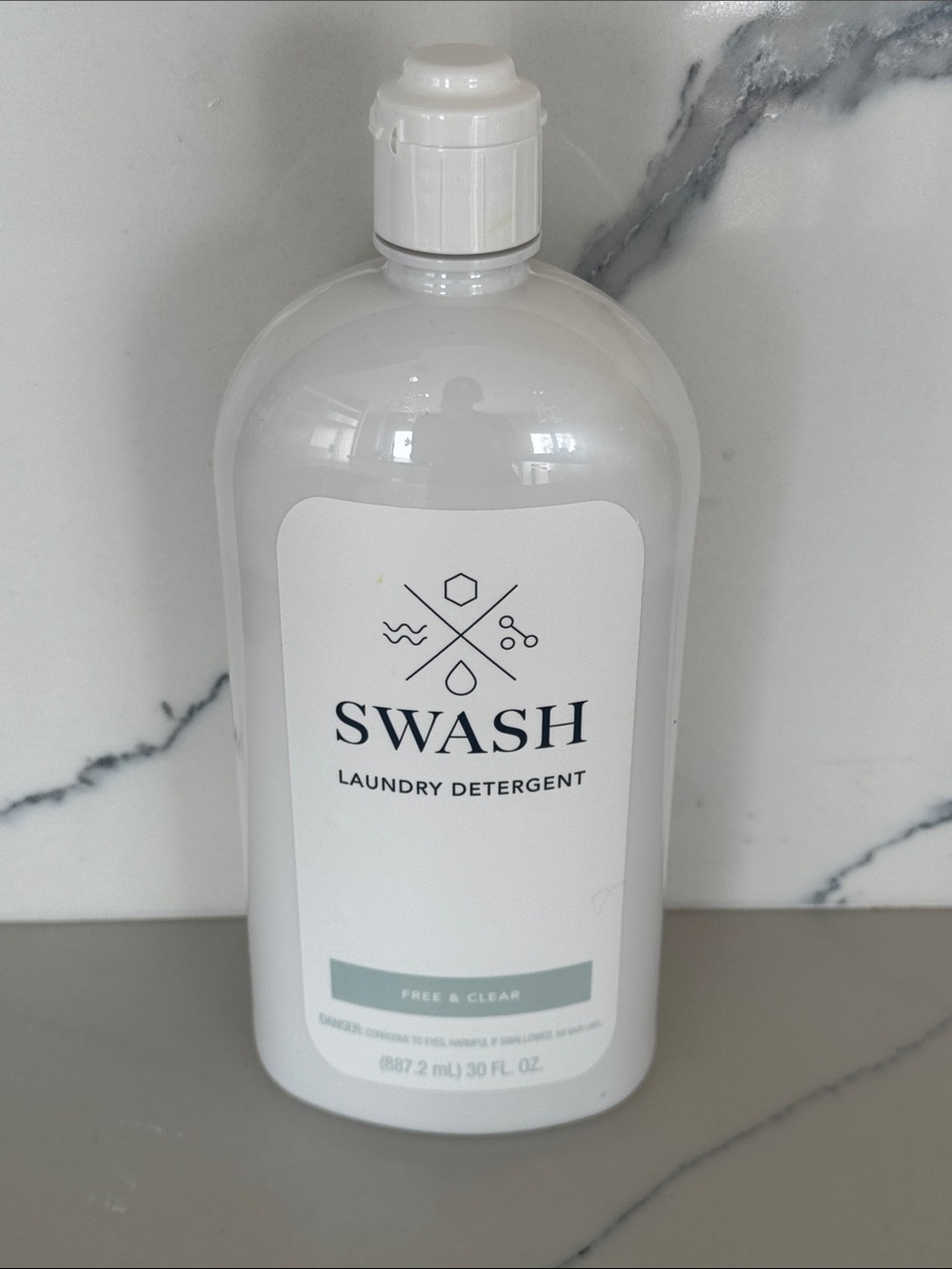 Whirlpool SWASH Laundry Detergent FREE& CLEAR ~ 83 Loads 30oz 887.2ml